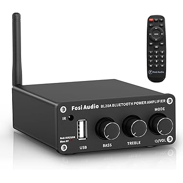 ⭐超美品⭐ブルートゥースステレオ AVサラウンドアンプ リモコン付き USB Amazon.co.jp: パワーアンプ - オーディオ: 家電＆カメラ
