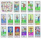 Carson Dellosa Kid-Drawn Emotions Bulletin Board Set (3250)
