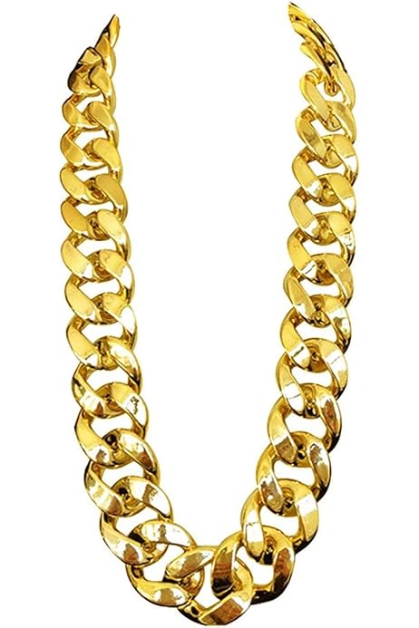 Rapper Necklace Costume Bling Jewelry 