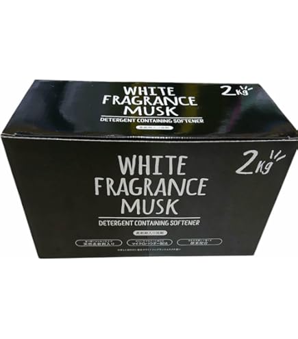 Amazon | ミツエイ WHITE FRAGRANCE MUSK 柔軟剤入り粉洗剤 やさしく