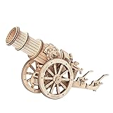 つくるんです® 日本語説明書付 3D ウッドパズル (大砲)