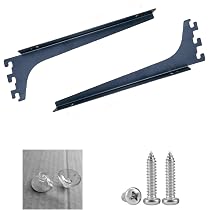 Amazon | Jinchuan 棚受け金具 2本セット 鉄製 耐荷重 壁付けブラケッ