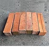 アンティークレンガ ヨーカン型 210×48×48(mm) 72本セット レッドブラウン