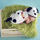 ハンドメイド 0-6ヶ月に合う 撮影写真 ベビー 幼児 編む ワンコ 帽子+ロンパース 0-6ヶ月に合う 【1点】