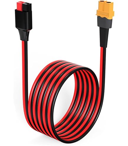 RIIEYOCA Cavo A Y Parallelo Da 8mm A XT60 E DC5525 – 14AWG 1 Metro Per Pannelli Solari E Power Station