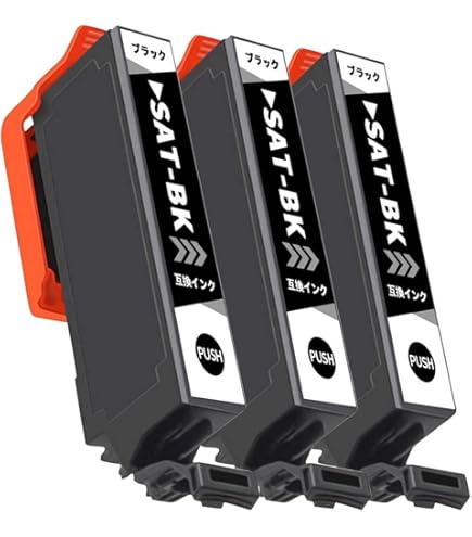 Amazon.co.jp: Inc.com SAT (BK/ブラック) 互換 インク