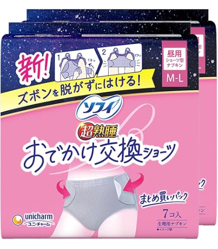 Amazon | ユニ・チャーム ソフィ超熟睡ショーツ ML 10枚 | unicharm 