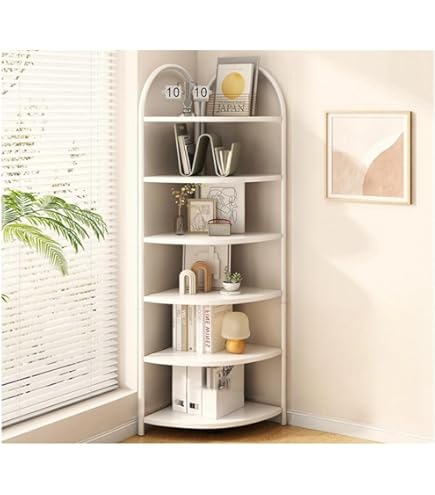 【4点セット】ラック シェルフ キャビネット コーナーラック【ホワイト 51--GIQVvqL._AC_UL210_SR210,