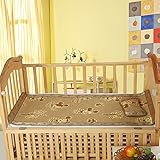 接触冷感 快適快眠 抗菌ダニ防止 通気吸汗 肌に優しい ひんやりシーツ ひんやりシート 100%植物繊維 ベビーシーツ 2点セット サイズ 60x120cm ベビー 枕 付き  ミッキー