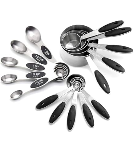 Amazon | Cuisipro ステンレススチール 計量カップとスプーンセット