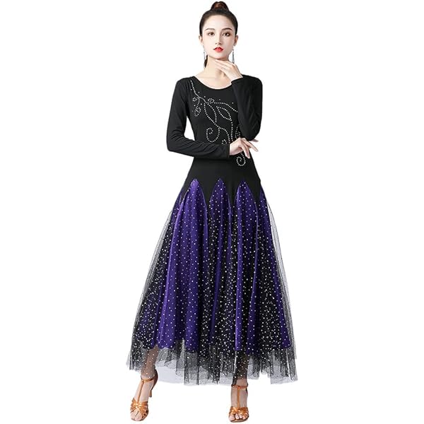 Amazon.co.jp: [LNIGHT] 社交ダンスドレス モダンダンス ワンピース