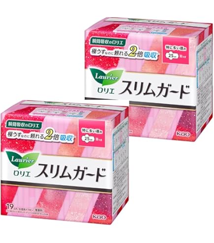 Amazon | [まとめ買い] 花王 ロリエ スリムガード 特に多い昼用 生理用