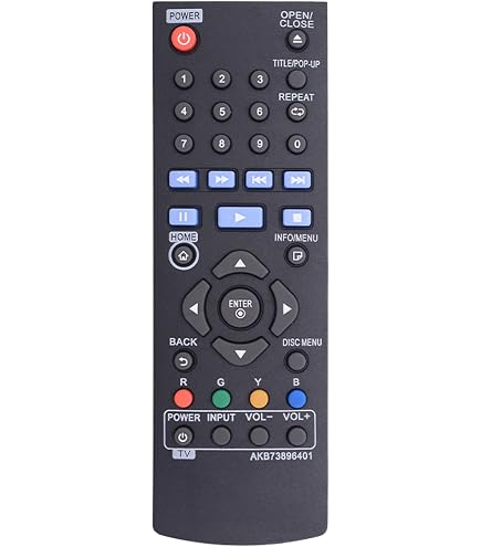 Amazon | AKB73896401 リモコン LG ブルーレイディスク DVDプレーヤー