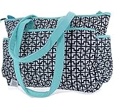 Carters Studio Tote Black / White / Green - Diaper Bag by Carter's
