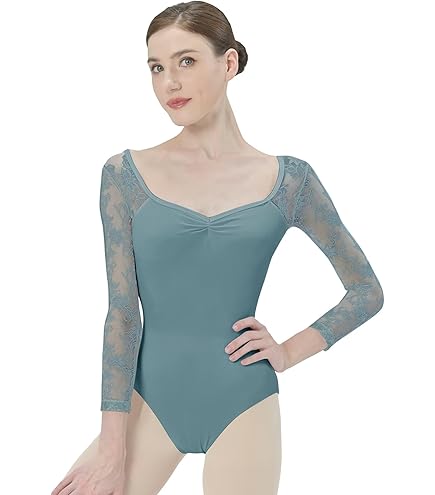 Amazon.co.jp: [Daydance] バレエレオタード大人、Vネック女性