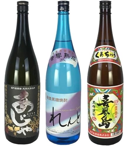 古酒　瀬戸の灘　黒糖焼酎 30% 6本セット Amazon.co.jp: 黒糖焼酎6本セット 黒麹仕込み 甕壺三年貯蔵海亀の