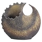 石彩変型花器(大)(信楽焼) [42 x 15 x 39cm 3700g] 【花瓶】 | 料亭 旅館 和食器 飲食店 おしゃれ 食器 業務用