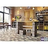 【日本製】サンゲツ 店舗用クッションフロア アンティークタイル 柄番CM-2234 サイズ 182cm巾×2m 【日本製】