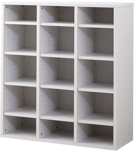 Amazon｜ワイエムワールド 本棚 ディスプレイラック スリム 幅90 奥行