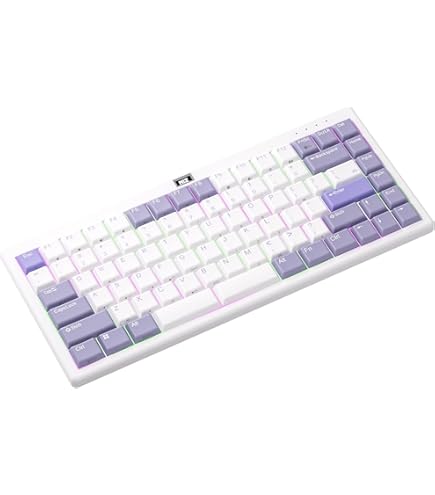 Amazon | NiZ キーボード 【Atom68白い無線RGB】 静電容量無接点