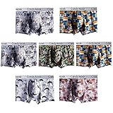 [FLYSHION] ボクサーパンツ メンズ 下着 前閉じ 吸水速乾 通気 ボクサーブリーフ ローライズ 7枚セット