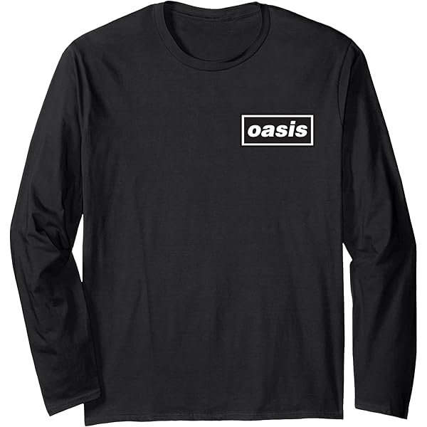 Amazon | [wall of fame] ロックTシャツ 長袖 ロンT OASIS シンプル