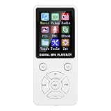 MP3 MP4プレーヤー ワイヤレス 32Gメモリカード 音楽プレーヤー 音楽/ラジオ/録音/ビデオ/電子書籍など多機能 HiFi 超軽量 運動用 オーディオプレーヤー(ホワイト)