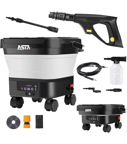 Amazon | 高圧洗浄機 コードレス 折り畳み式 高圧洗浄機