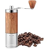 手挽きコーヒーミル コーヒーグラインダー グラインダー ステンレス刃 挽き目調整可能 調節ダイヤル ステンレス 珈琲 豆挽き 高精度 超細挽き 均一な粉末 コーヒーまめひき機 ミル アウトドア キャンプ 登山 出張 旅行持ちやすい プレゼント, ch
