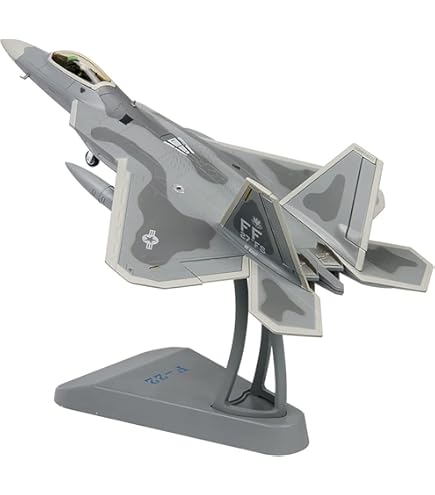 Amazon.co.jp: 飛行機モデル F-22 ラプター飛行機 1/72スケール ダイ