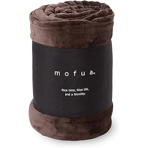 mofua (モフア) 毛布 シングル(140×200cm) ブラウン あったか 冬用 ブランケット プレミアムマイクロ…