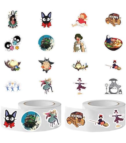 Studio Ghibli Kiki's Delivery Service Schedule Stickers - 4 Cute PET Stickers For Planners & Notebooks - View #12