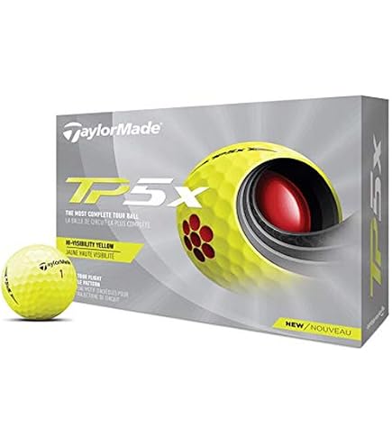 Amazon.co.jp: Taylormade ユニ TP5X フリーサイズ ゴルフボール ほぼ