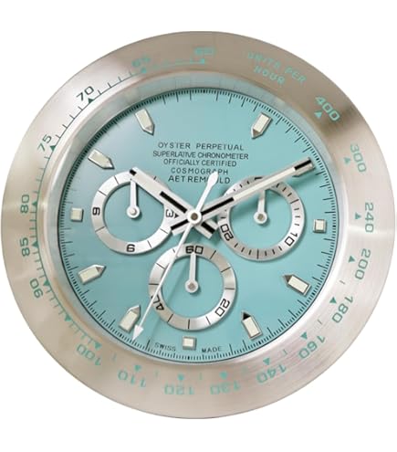 Amazon.co.jp: ULOVEJOY 掛け時計 電波 静音 シルバーロレックス