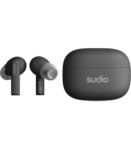 Amazon.co.jp: SUDIO E3 (ブラック) ワイヤレスイヤホン カナル