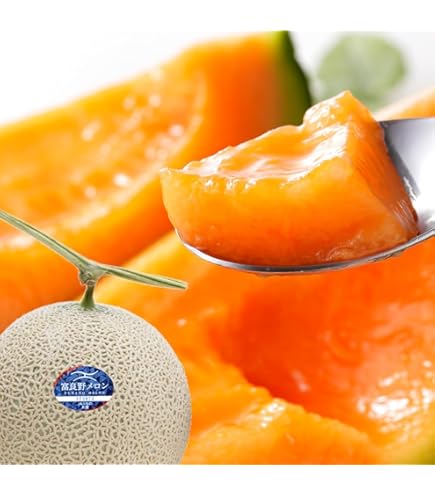 Amazon.co.jp: 北海道産 富良野メロン 3玉入り (共撰 秀品/1玉 2.0kg