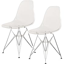 Amazon｜スケルトン 金ネジ イームズシェルチェア リプロダクト シェル