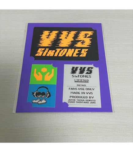 Amazon.co.jp: Johnny&Associates. SixTONES【ツアーステッカー