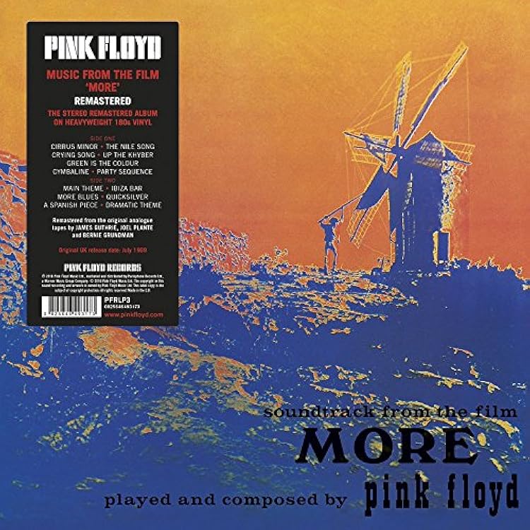 【LP】Pink Floyd　MORE　オリジナル・サウンドトラック Pink Floyd映画『More』サウンドトラックの深層：60年代