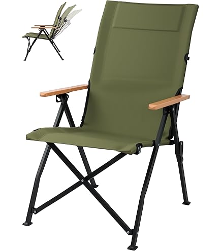  peak アウトドアチェア カーキ 楽天市場】アウトドアチェア ハイバック 折りたたみ キャンプ