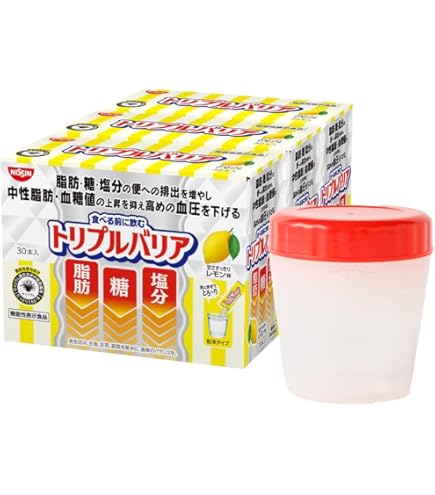 Amazon | 日清食品 トリプルバリア オオバコ サイリウム プレーン 3箱
