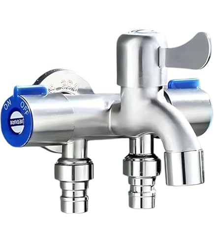 SPA7 水栓 Amazon | HAPPY SUGAR 3分岐 水道栓 洗濯機用 水栓 水道 蛇口