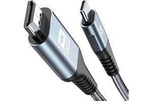 USB Type C HDMI 変換ケーブル 2m，タイプC to hdmi 映像出力【4K 対応】USB-C HDMIケーブル Thunderbolt 3/4 iPhone17 16 15 Max Plus,アイフォン15 16 17,Samsung Galaxy S26/S25/S24/S23/S22/S21/S20/iPad Pro/MacBook Proなど対応 娯楽用 在宅勤務(灰)