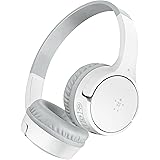 Belkin 子ども用 ワイヤレスヘッドフォン ヘッドセット 通話マイク搭載 音量制限機能 ボイスチャット フォートナイト スプラトゥーン 最大30時間連続再生 Bluetooth5.0 防水対応 有線接続にも対応(3.5mmオーディオケーブル付属)