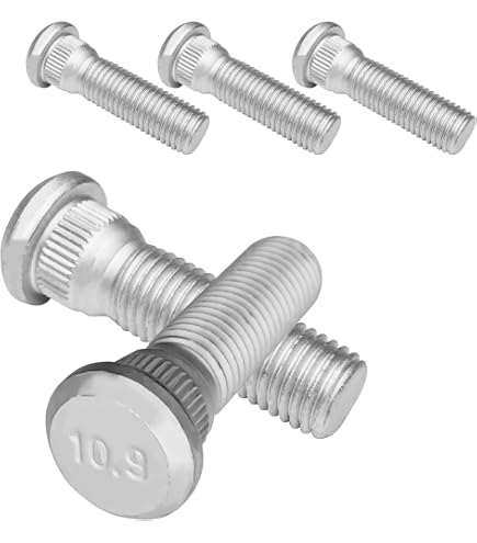 Genuine Toyota Lexus Wheel Lug Stud Bolt Nut Set – 5 Pieces, OEM 90942-02082 / 90942-02049