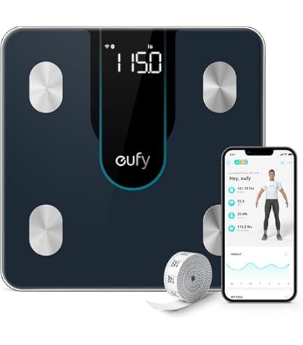 eufy by Anker Wi-Fi Fitness Tracking Smart Scale P3, FSA HSA