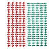 Fenteer ミニ　スプレーノズル　約200個　赤（360度）＆緑（180度）　散水　灌漑　温室　農業　芝生　スプリンクラー　