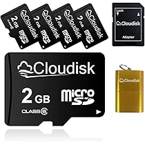 Amazon | Cloudisk Micro SDカード2 GB(5個セット) フラッシュ