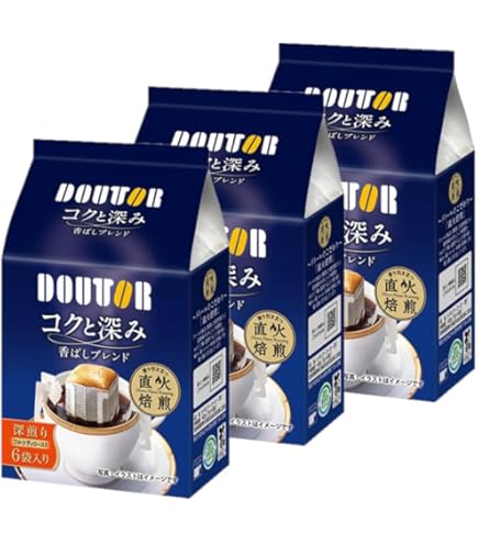Amazon.co.jp: ドトールコーヒー 香り豊かなまろやかブレンド (7g×6袋