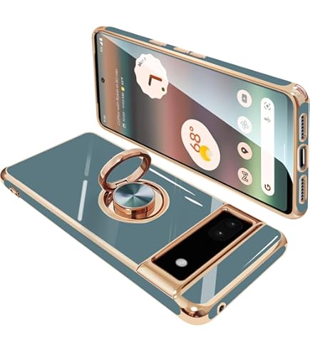 Google Pixel 6a グリーン ケース付き Google Pixel google 7a 本革 6a Pixel7 pixel6 ケース 手帳型 4a5G